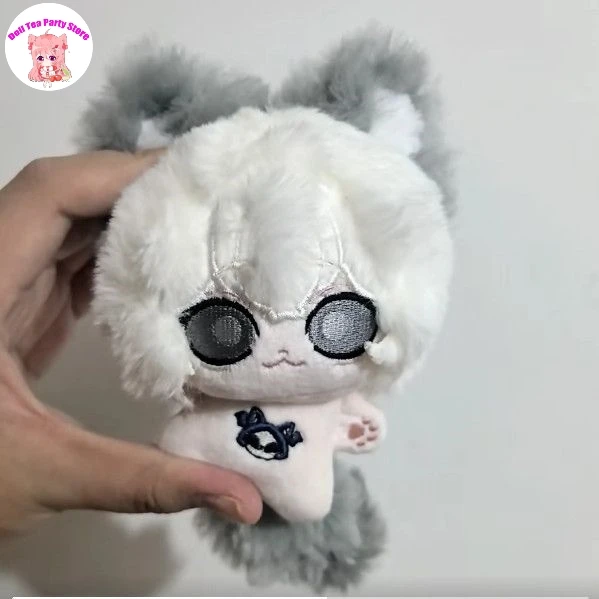 10CM Ithaqua Anime Identity ⅤCute Animal Ear Tail Plush Doll Mini Cartoon Soft Stuffed Plushie Toys Birthday Gifts