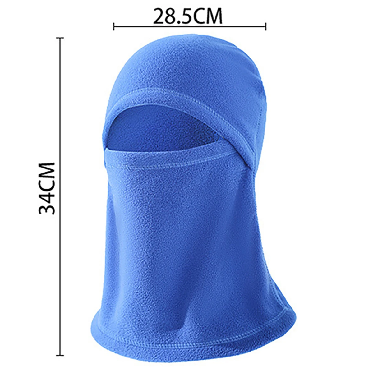 Winter-Fahrradmaske, thermische winddichte Sturmhaube, Skimaske für Männer und Frauen, warme Polarfleece-Maske für Outdoor-Sport, Motorrad, Gesichts-Skimaske. – Detail 1