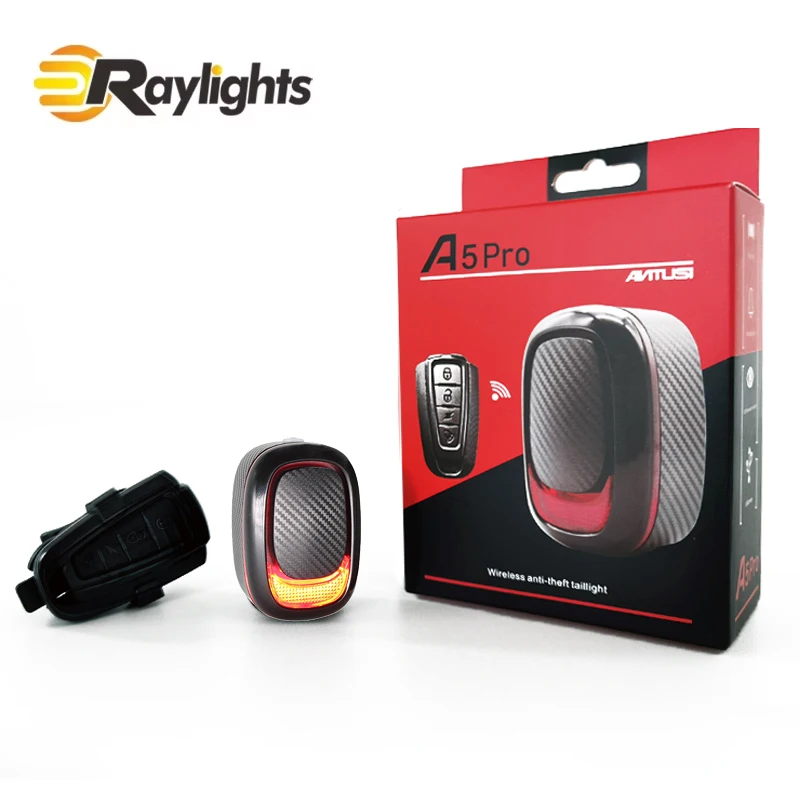 

A5 Intelligent Remote Control Bicycle Light Vibration Anti-theft Alarm Horn