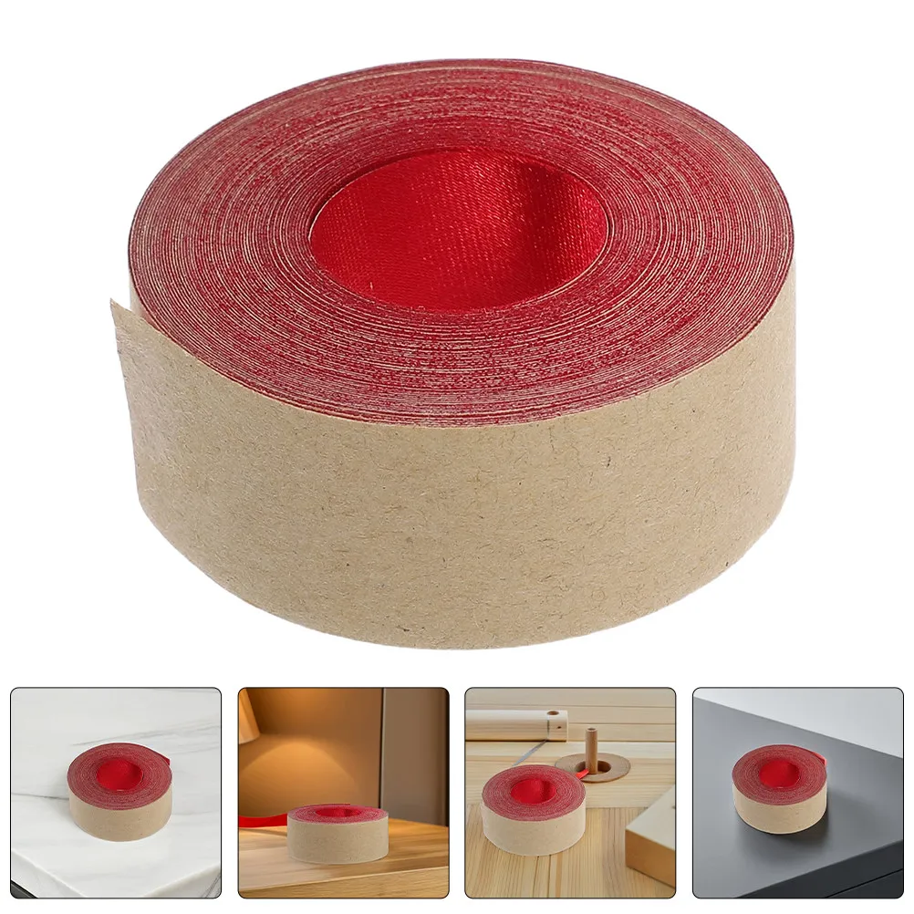 

1 Roll Self-Adhesive Lampshade Edge Banding Tape Red Cloth Wrapping Strip For Diy Light Shade Decoration Edging Fabric Lamp
