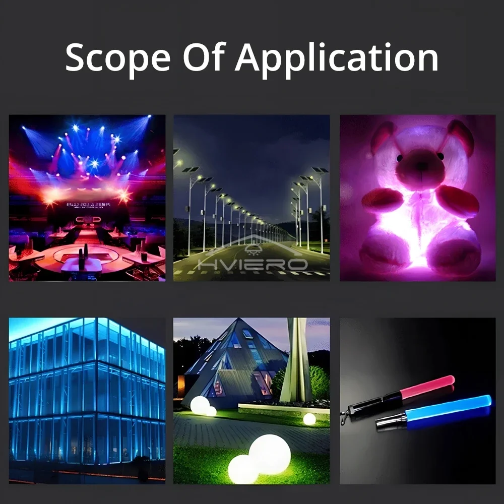 3mm Fast Slow RGB Round Flash Rainbow Multi Color 2.0V~3.4V Light-Emitting Diodes Light Beads Clear LED Bulb Billboard Decorat