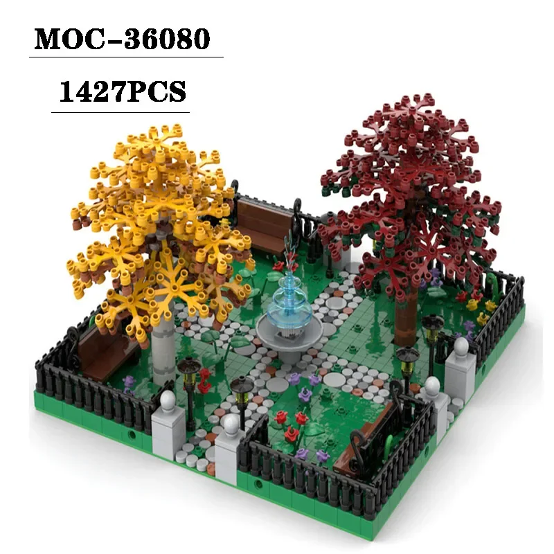 Building Block MOC-36080 Amusement Park 1427PCS Adult and Children's Puzzle Education Birthday Christmas Toy Gift Decoration