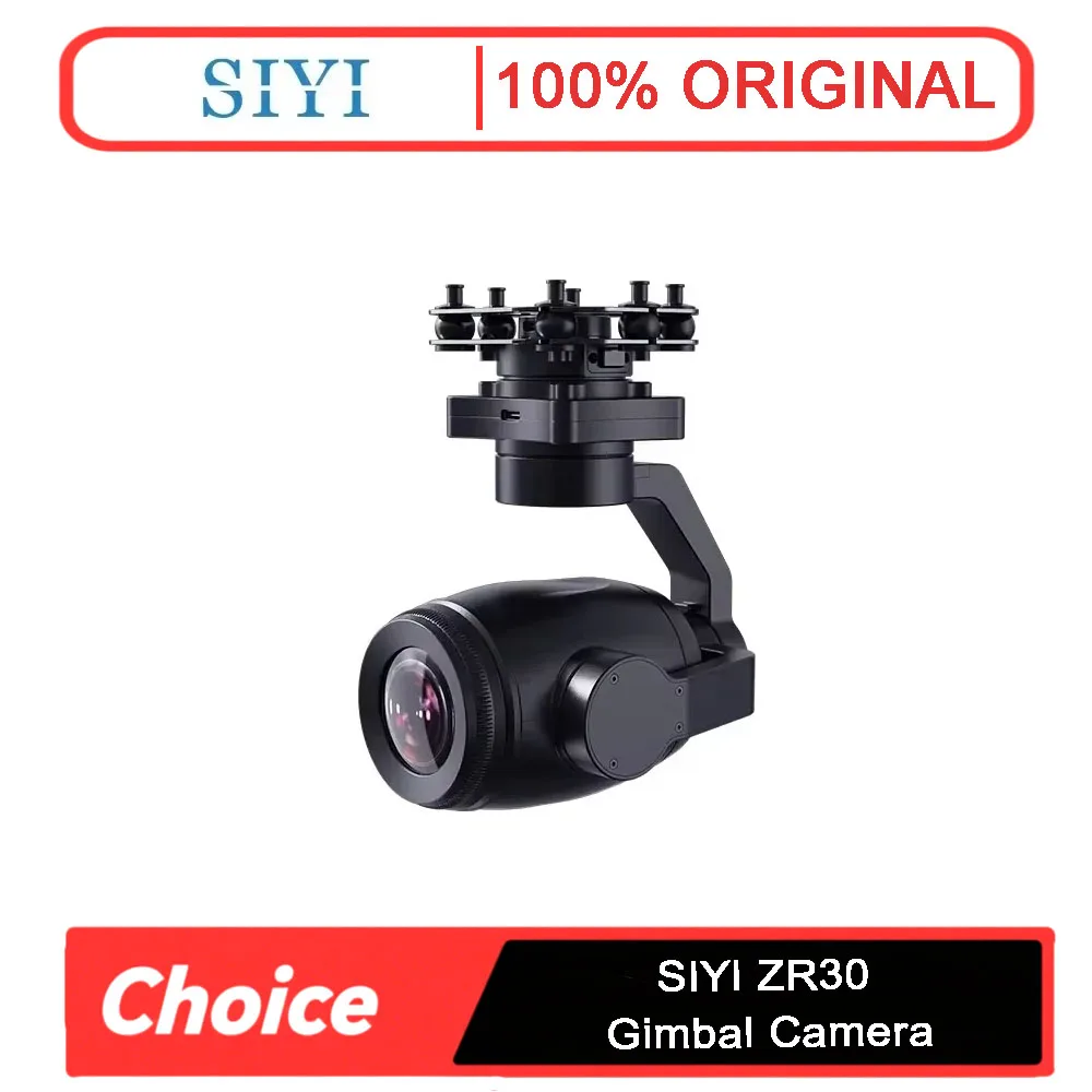 SIYI New ZR30 4K 8MP Gimbal Camera 180X Hybrid 30X Optical Zoom AI Identify Tracking 1/2.7 Sensor For Drone Surveillance