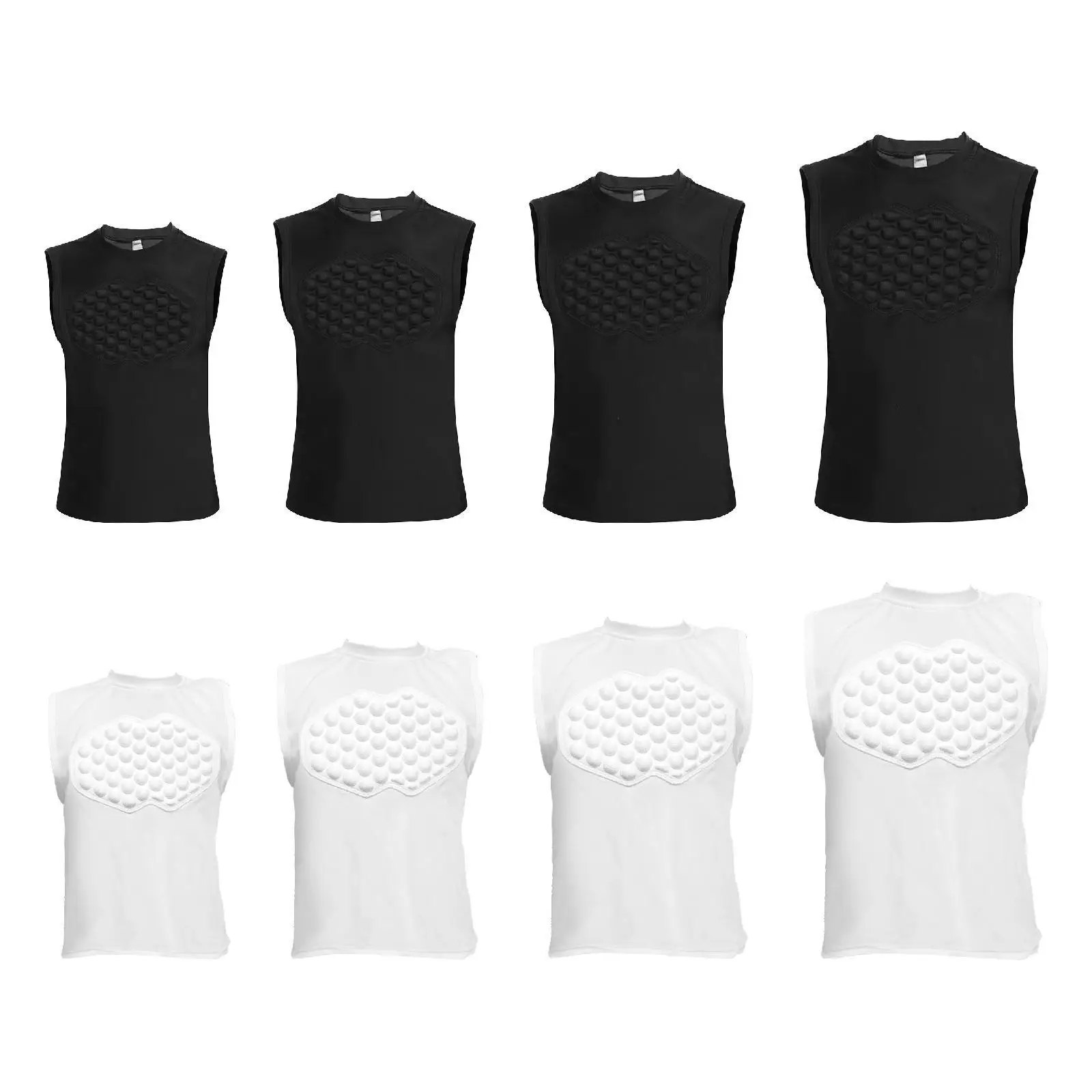 バスケットボールチェストプロテクターベスト速乾性ギア機器保護シャツスケートボードラグビーソフトボールフットボールスポーツ用