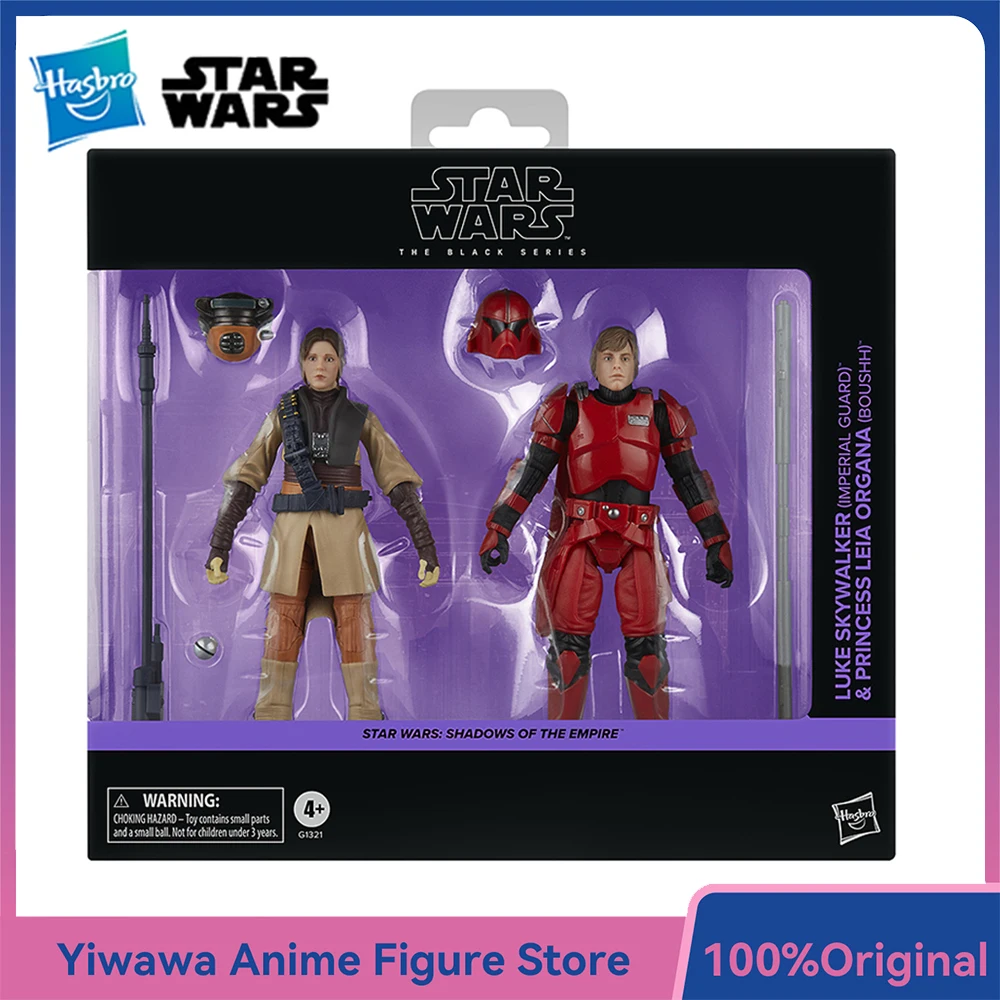 [En stock] Hasbro Star Wars The Black Series Luke Skywalker (Guardia Imperial) y Princesa Leia Organa (Boushh) Juguetes a escala de 6 pulgadas