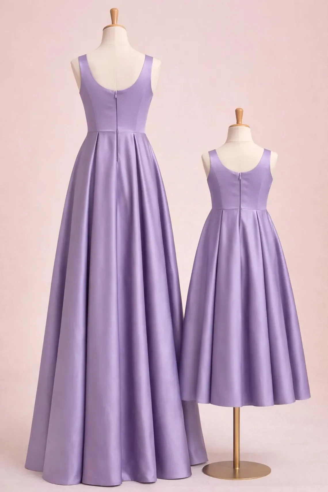 haute-couture-simple-lilac-color-mother-daughter-matching-dresses-mommy-and-me-outfit-photo-shoot-gown-for-mom-and-me-dresses