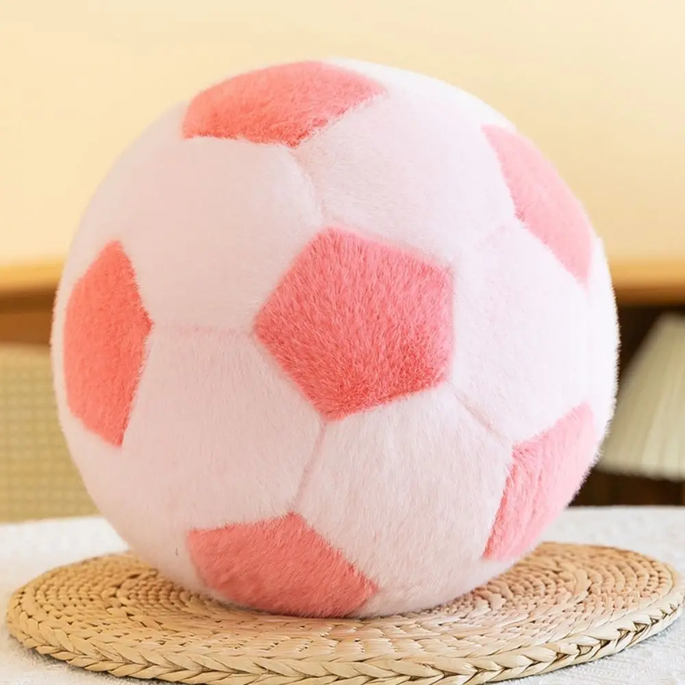 Lovely Ball Shape Soccer Ball Throw Pillow Soft Stuffed Football Plush Toy Funny Ins Children Toys