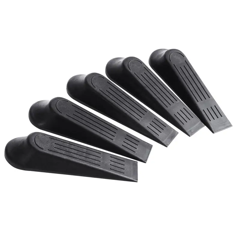 5-Piece Household Door Stoppers: Anti-Collision, Windproof, Wedges, Heavy-Duty, Sliding Blockers to Keep Doors Open