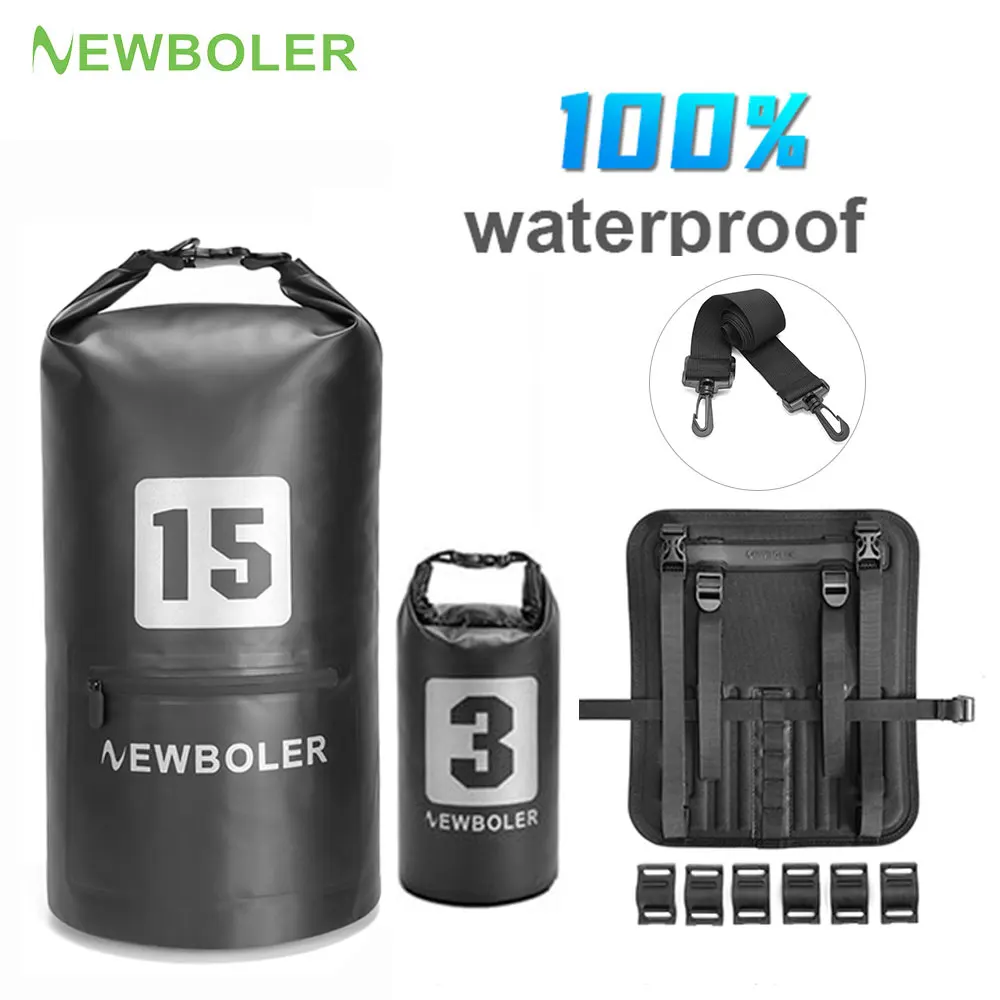 NEWBOLER Waterproof Bike Front Tube Bag 10L/15L/20L Cycling Front Frame Pannier Bicycle Handlebar Basket Pack Bicycle Accessorie