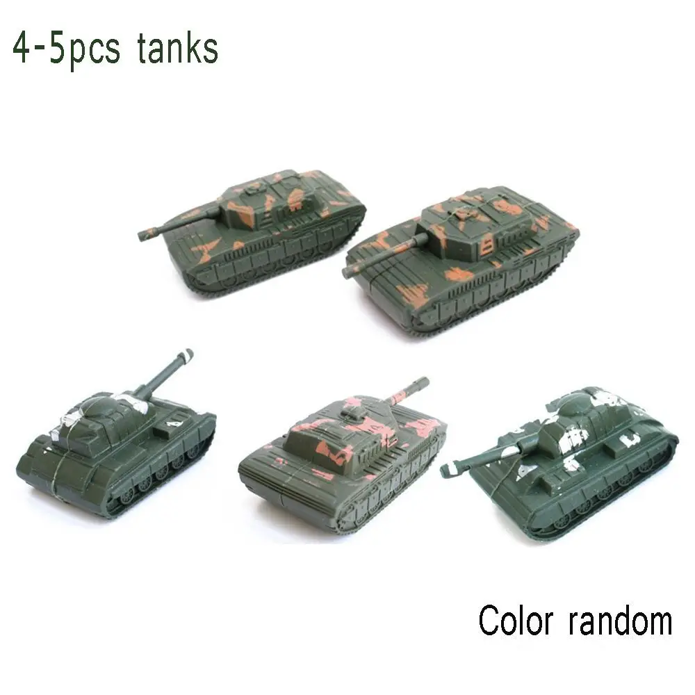 Children Turret Tanks  Men Figures Plastic Soldiers 12 Poses