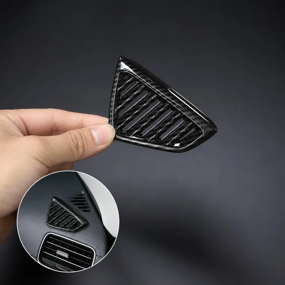 For 20-25 for Mercedes-Benz GLE W167/GLS X167 Dashboard Side Outlet Vent Frame Left Trim Carbon Style Car Accessories