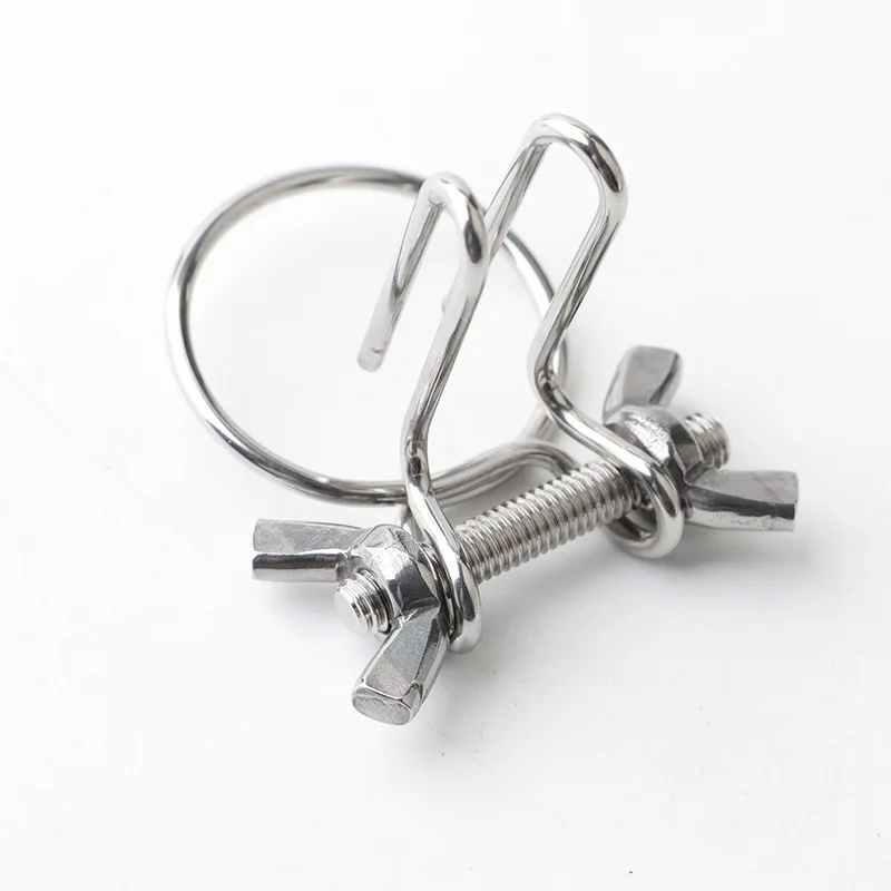 Adjustable Stainless Steel Intimate Dilator Threaded Metal Expansion Clamp Thumb Screws Sensory Stimulation Adult Pleasure Tool