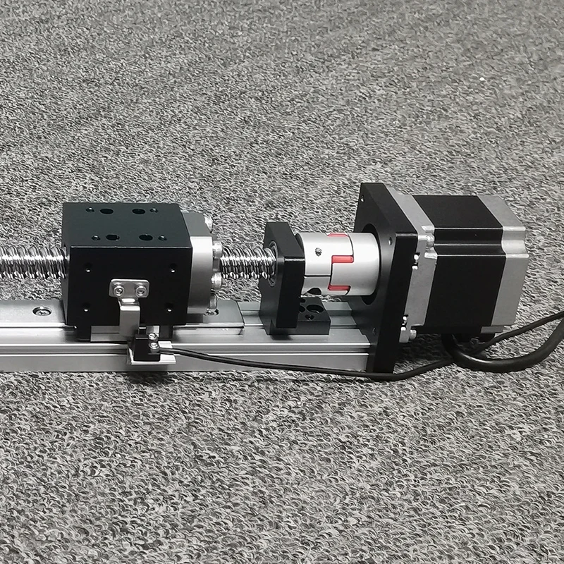 RXSN40 QRXQ Modulo binario a vite con lunghezza personalizzabile con struttura XYZ ad alta precisione con cuscinetto centrale servomotore passo-passo a basso rumore
