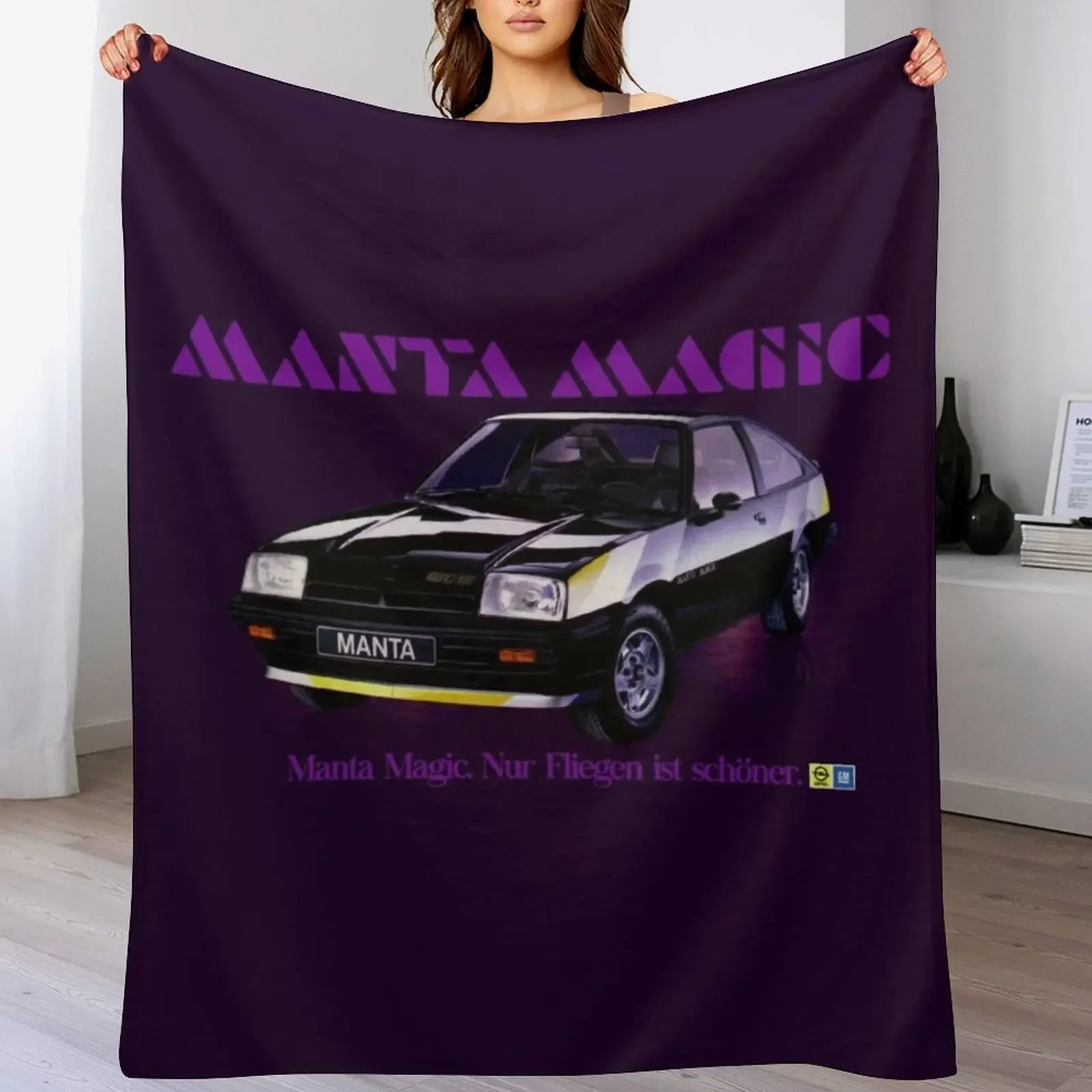 MANTA Throw Blanket Breathable Lightweight Blanket for Adults Kids
