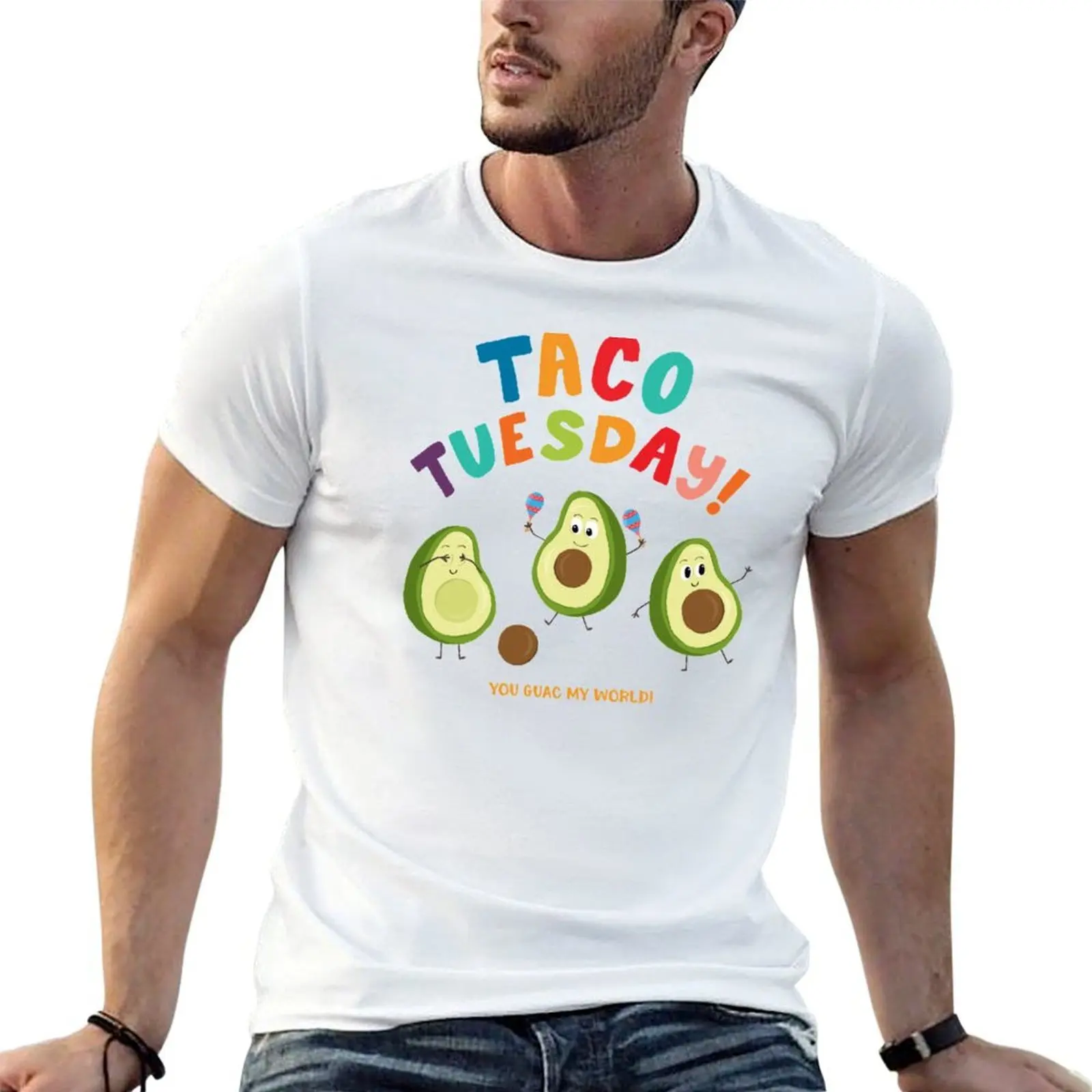 Taco Tuesday! Avocados T-Shirt man t shirt fashion shirts funny t shirts for men