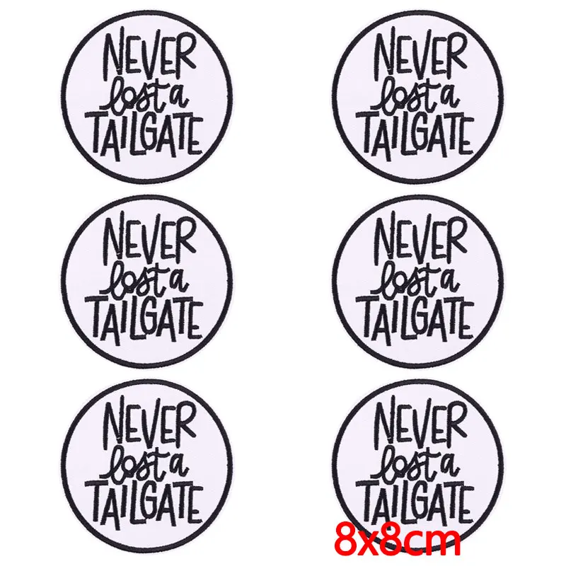 10PCS Humorous Text Patch Iron On Embroidered Patches For Clothing Thermaldhesive Patches On Clothes Stickers DIY Cartoon Badges