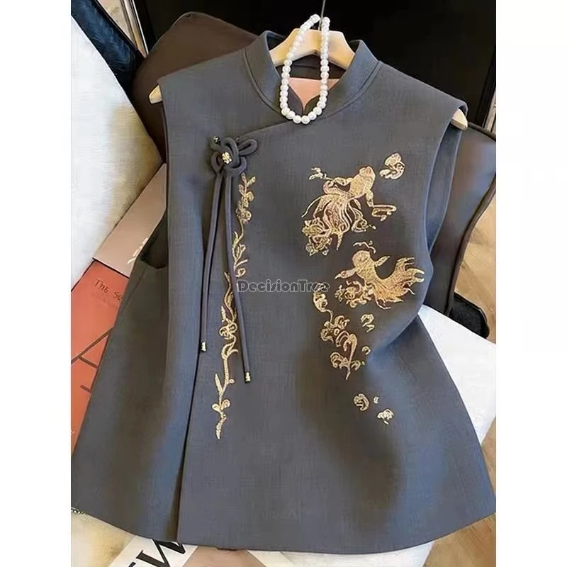 gilet-sans-manches-brode-a-col-montant-style-chinois-ameliore-retro-style-national-avec-boucle-choengam-pour-femme-collection-printemps-Ete
