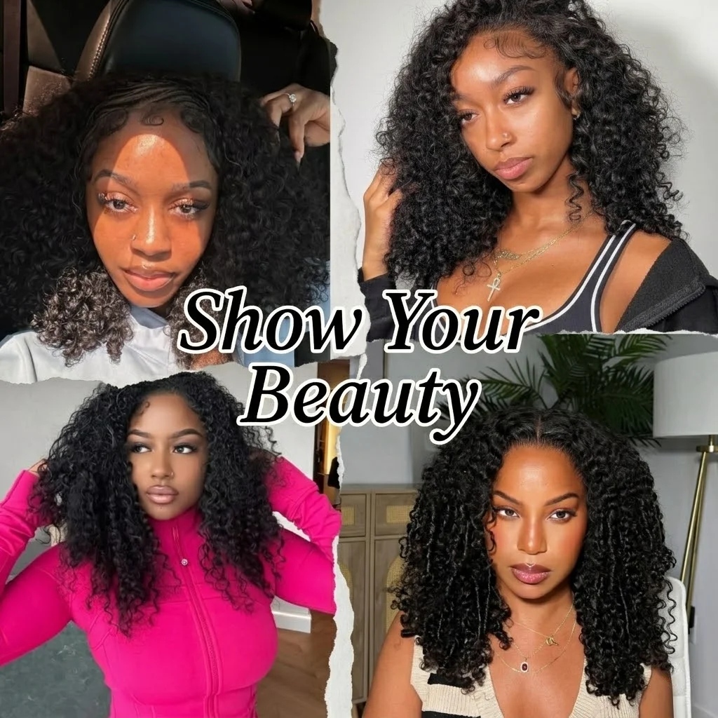 Human Crochet Hair for Black Women 14 - 24 Inch 60g 50 Strands Natural Black Burmese Curly Human Hair Bundles Pre-Separated Miracle Knots Feather Crochet 100% Human Hair Lightweight Reusable Hair Extensions - view 6