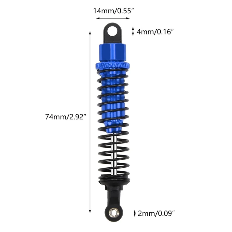 Ammortizzatore dell\'ammortizzatore dell\'olio del metallo 6Pcs per gli accessori delle parti di aggiornamento dell\'automobile di HOSIM XINLEHONG XLH