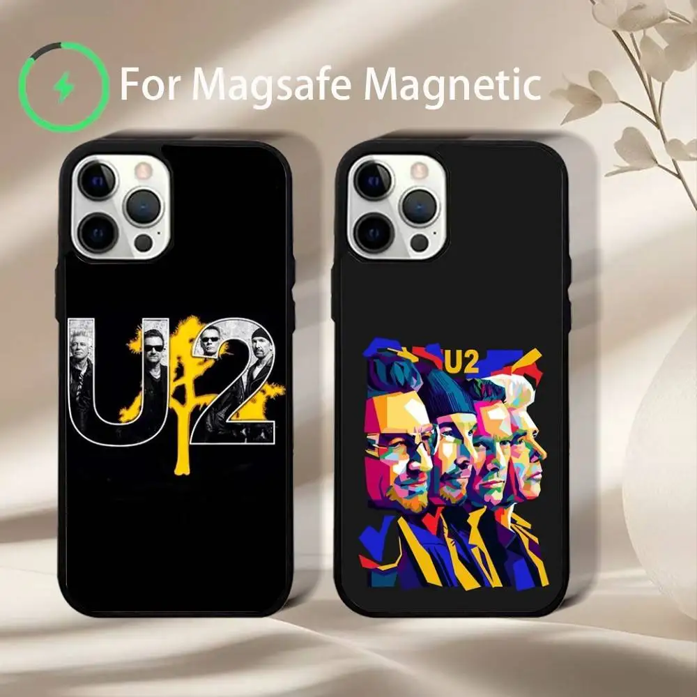 

Bnad U2 Pop Phone Case For iPhone 16e,16,15,14,13,12,11,Plus,Pro,Max,Mini Magsafe Magnetic Wireless Charging
