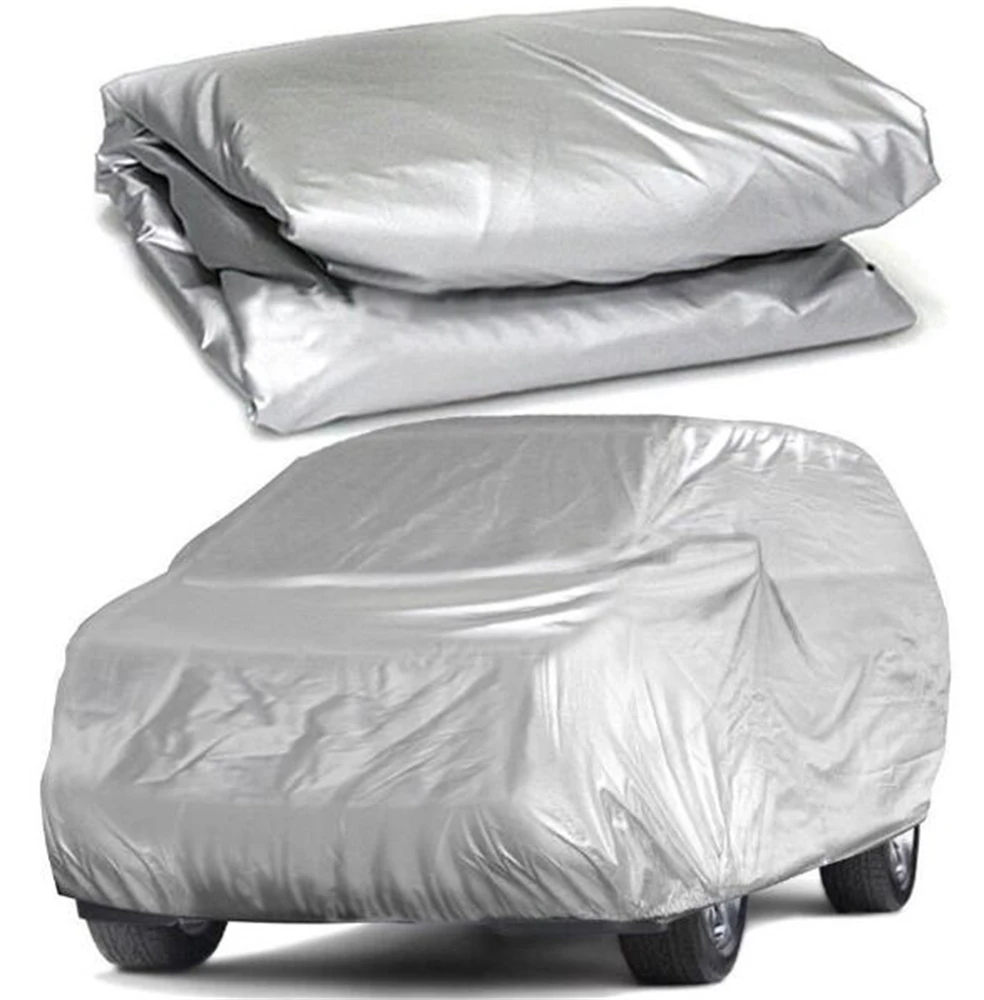 

5.1x1.9x1.5m Car Covers Size SUV L Indoor Outdoor Full Car Cover Sun UV Snow Dust Rain Resistant Protection