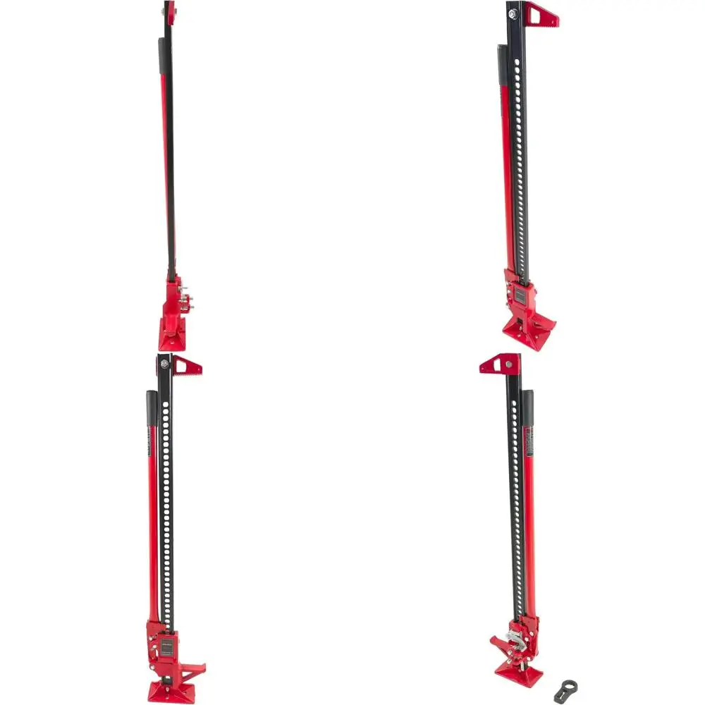 

Домкрат для тяжелых условий эксплуатации 48 Heavy-Duty Farm Jack, грузоподъемность 6000 фунтов, универсальный домкрат с храповым механизмом и широкой опорной площадкой