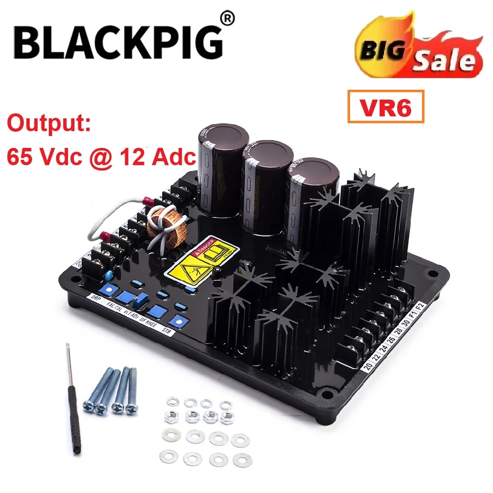 2026 VR6 AVR CAT Generator Automatic Voltage Regulator Replace Of Caterpillar Genset Alternator Stabilizer 65 Vdc 12 Adc Output