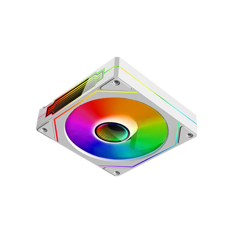 OEM PRISM 4 PRO Wentylator do obudowy komputera 120mm 5V 3PIN ARGB 4 Pin PWM Cichy wentylator chłodzący 12V Duża objętość powietrza 45.2CFM/600-1500RPM — zdjęcie 2
