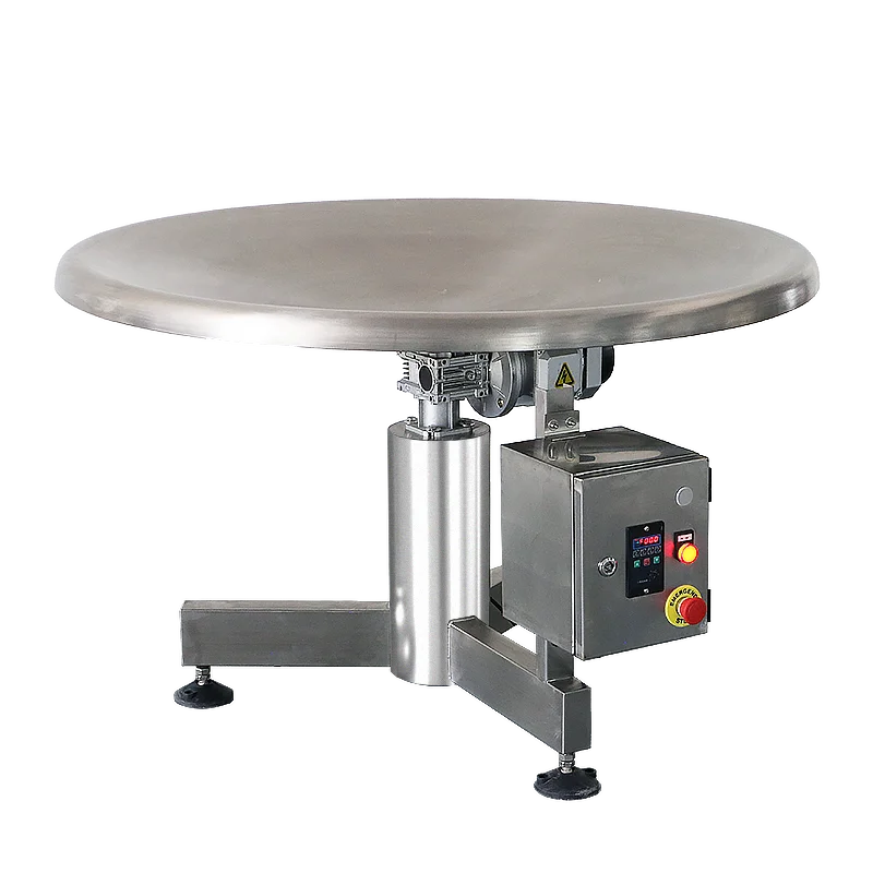 

Beiheng Customized 304 Stainless Steel Rotary Table for Bag Pouch Packing for Accumulation Collection Plastic Paper Options