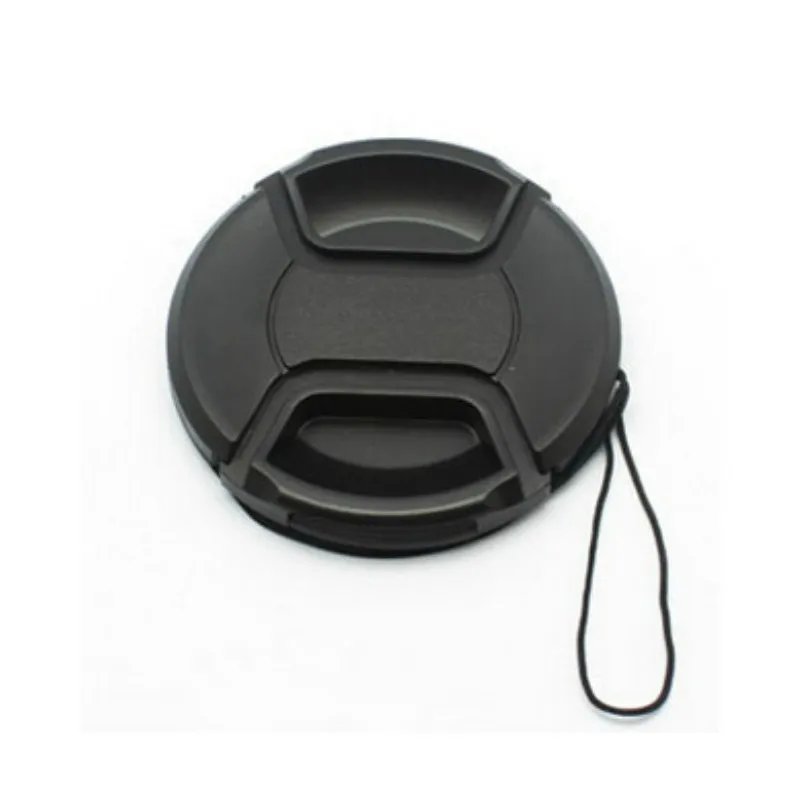 Lens cap 49 52 55 58 62 67 72 77 82 86mm center pinch Snap-on cap cover for canon nikon sony camera Lens without logo