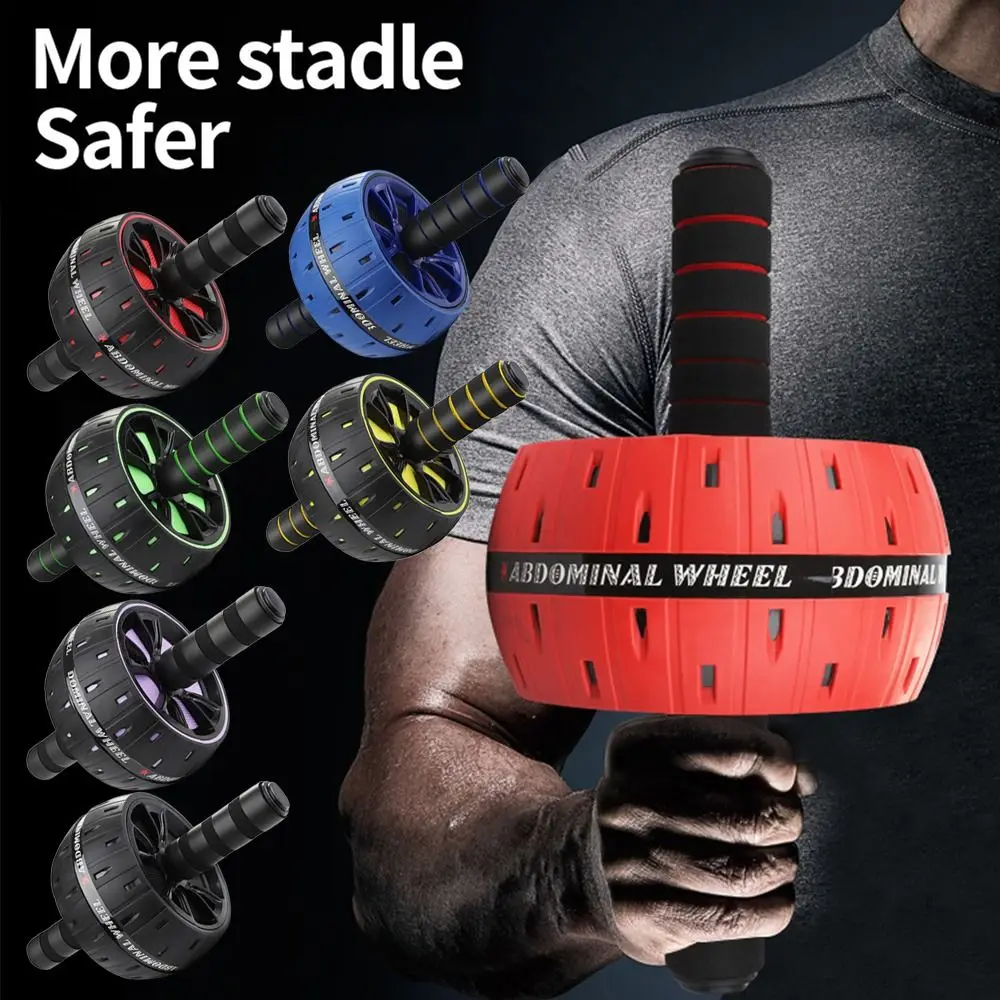 Wheels Roller Anti Slip Training Equipment Automatic Rebound Abdominal Wheel Abdominal Wheel Fitness Roller Abdominal Exerciser