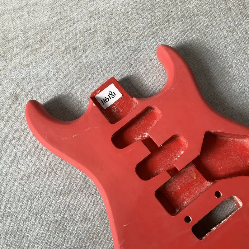 HB181 Solid Redwood ST Model  Electric Guitar Body SSH Pickups Two Points Fixed Tremolo  DIY Guitar Parts Replace Accessories