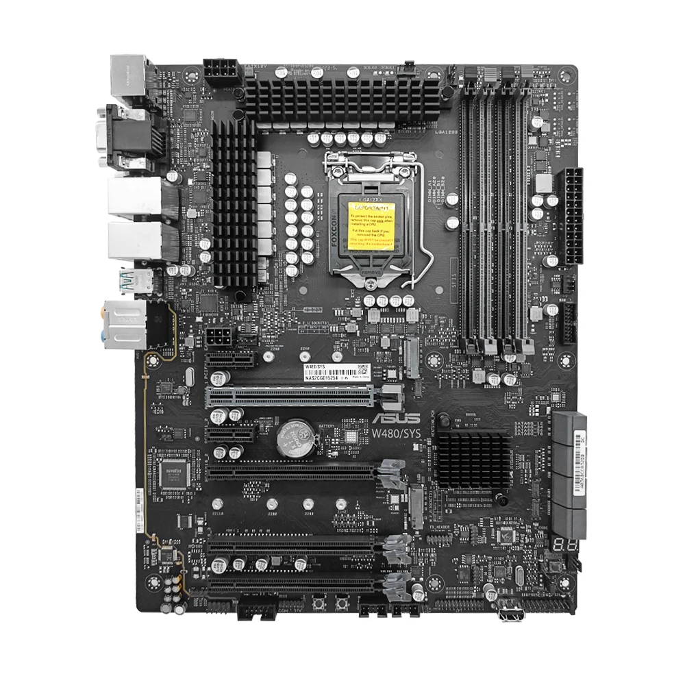 ASUS W480 motherboard W480/SYS Intel W480 LGA 1200 DDR4-2933 ECC Dual M.2 support i3-1030 10325 10400F 11400 11700 11900K ATX