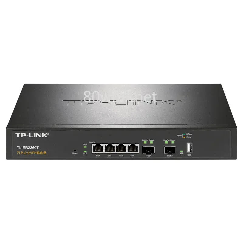 TP-LINK TL-ER2260T Full Gigabit Router 10G SFP Quad Core ARM CPU AC Management Network Management VPN English Version