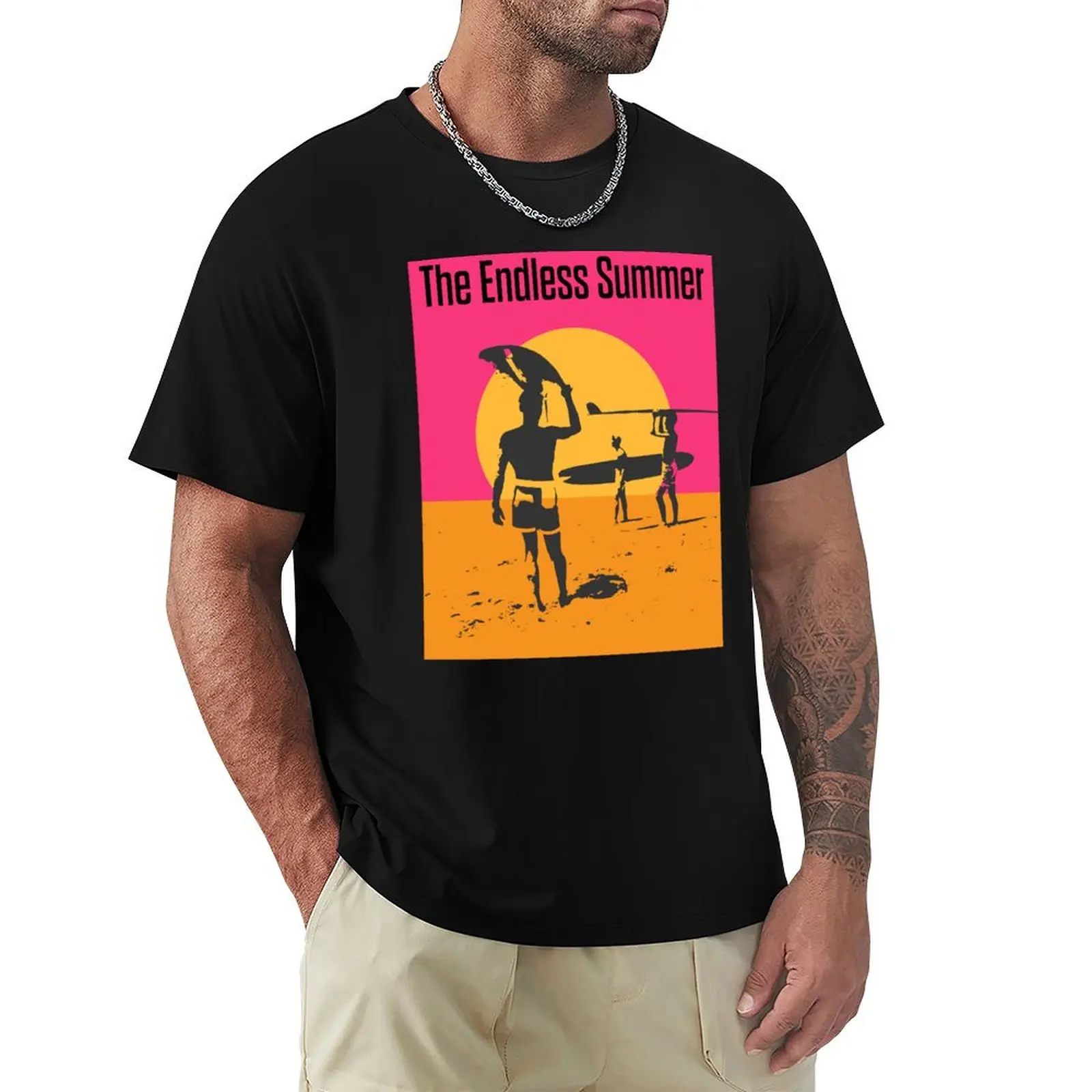 The Endless Summer T-Shirt Casual Street Style Short Sleeve Tee