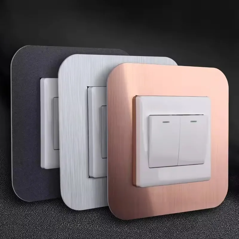1pc Switch Protective Cover Outlet Wall Sticker Simple Anti-Dirty Buckle Typefor Home Living Room Decor