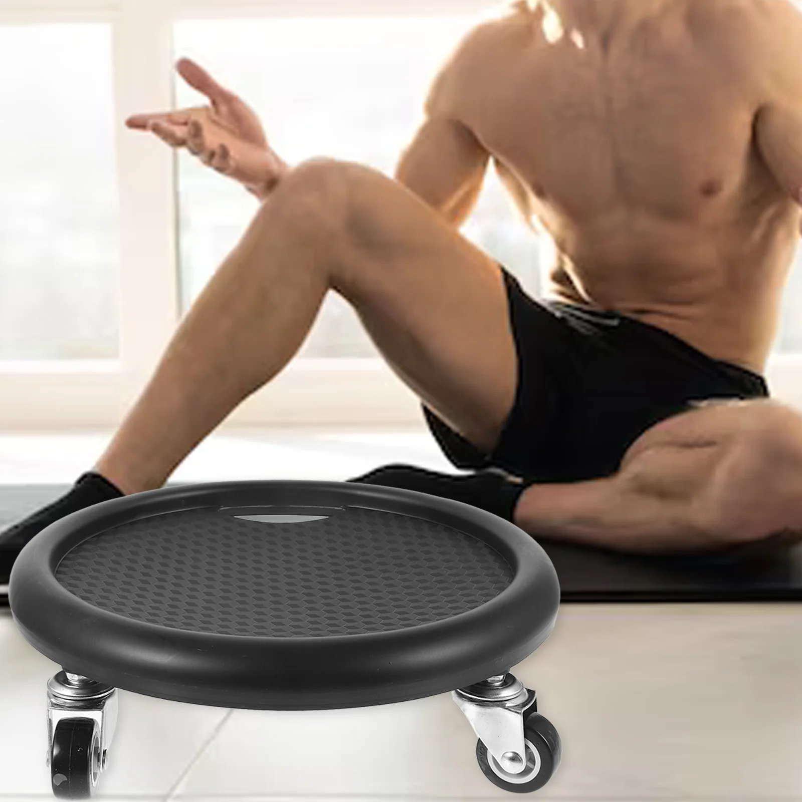 

1 Set Of Abdominal Exercise Sliding Disc Fitness Equipment Knee Cushion Portable Workout Sliders Rolling Discs For