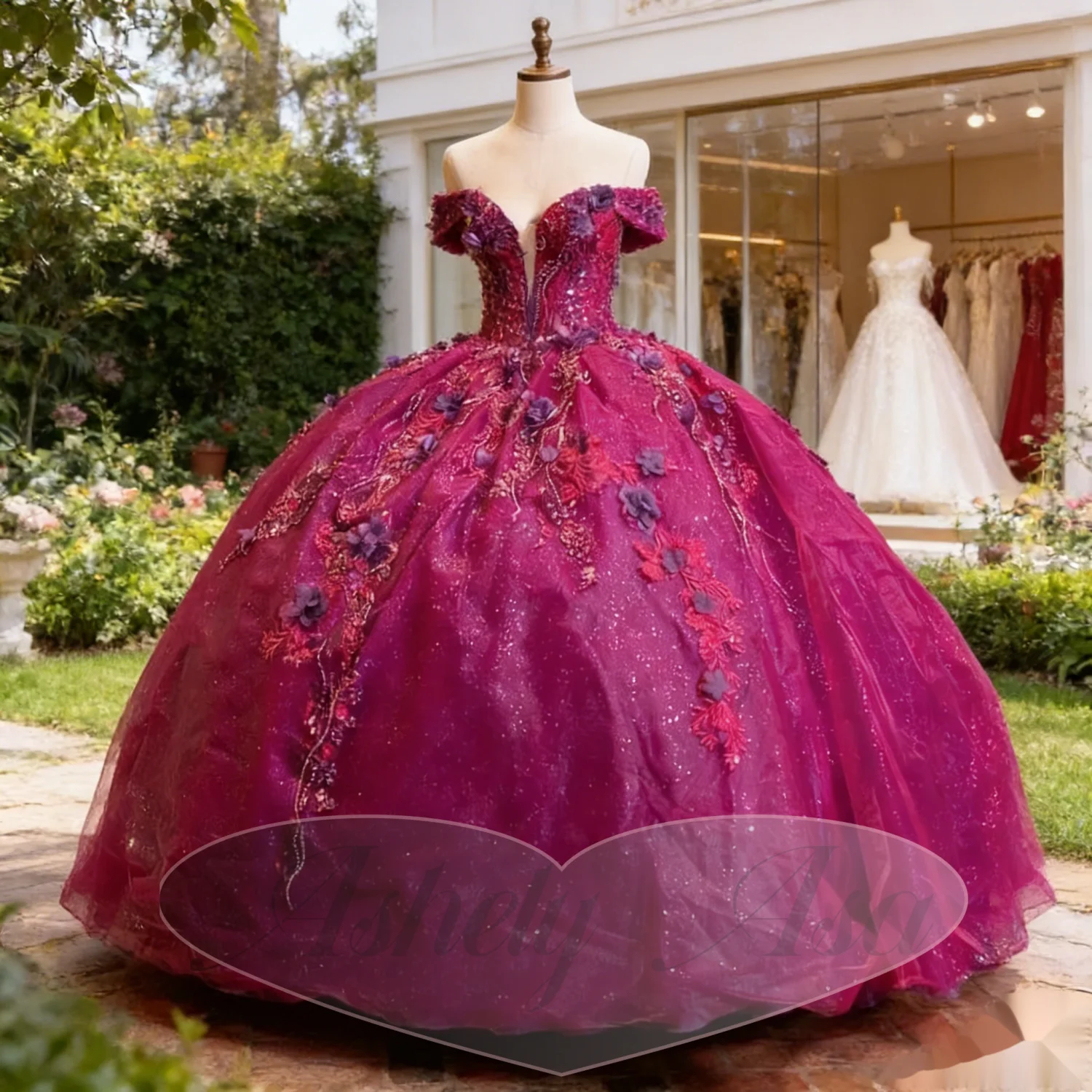 Maßgeschneiderte Mexikanische Damen-Abendkleider für Geburtstagsfeiern und Sweet 16, Mädchen-Kleider mit Spitzenapplikationen, Bodenlange Vestido De XV Años Quinceañera Neu