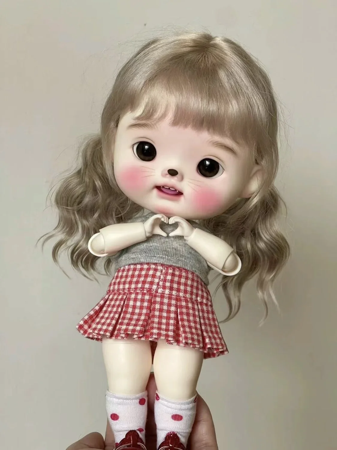 재고 있음 소녀 1/6 디안브로 BJD 디안메이 디안시스터 BJD SD 인형 큰 머리 레진 소재 DIY 어린이 장난감 소녀 선물 무료 배송