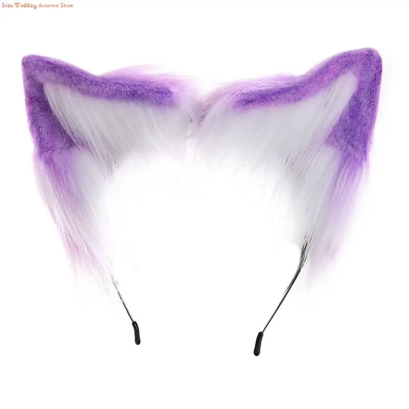 G92D ComicCon Anime Headband Furry Animal Kitten Ears Carnivals Party Toy
