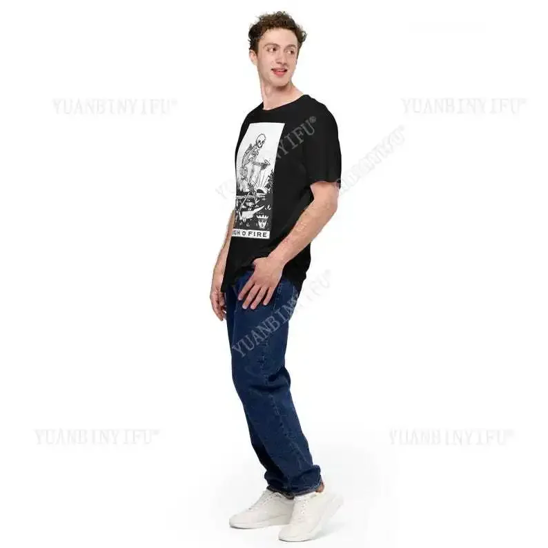 High on Fire T-Shirt: Stoner Rock Band Tee cotton Vintage round neck Men Women Streetwear Tees Short Sleeve - view 3
