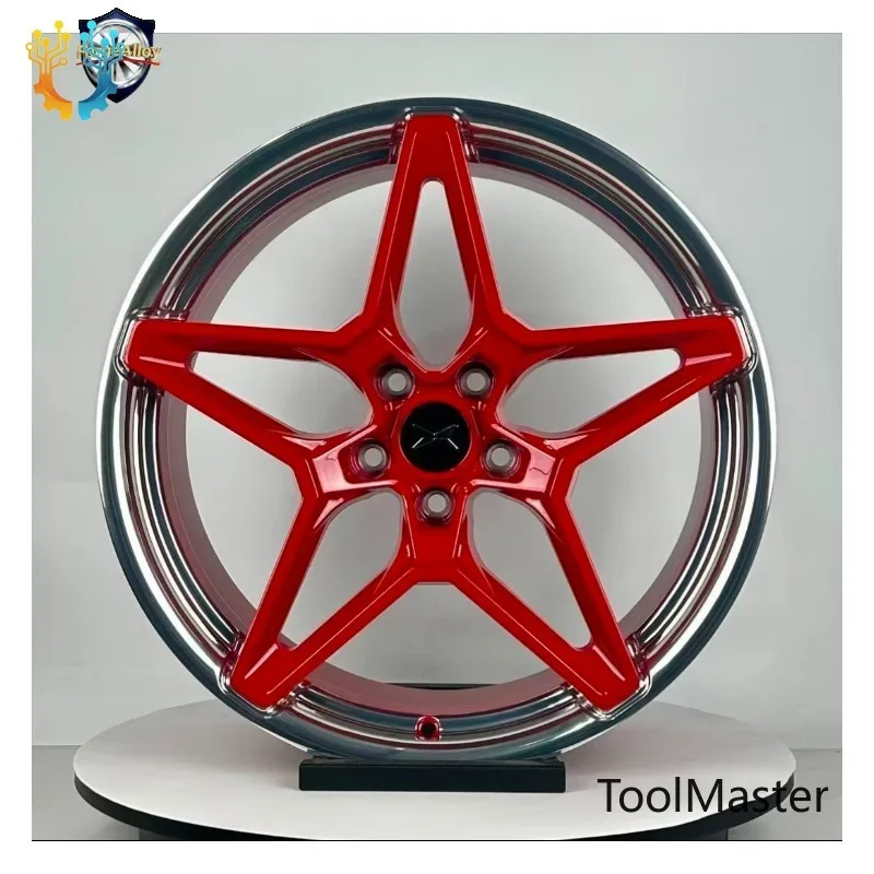 【2026】New Custom Forged Aluminum Alloy Painted Car Rims/Wheels With 20mm/25mm ET For Corvettes C6/C7/C8 & Ferraris F8/F458