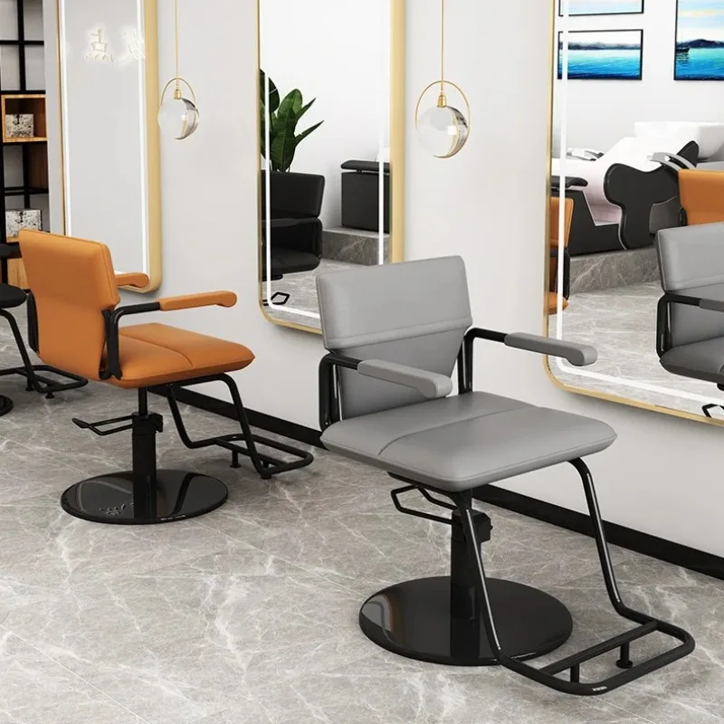 

Professional Barber Chairs 360° Swivel Vanity Barber Chair Armchair Adjustable Shaving Silla Women Dressing Salon Furniture