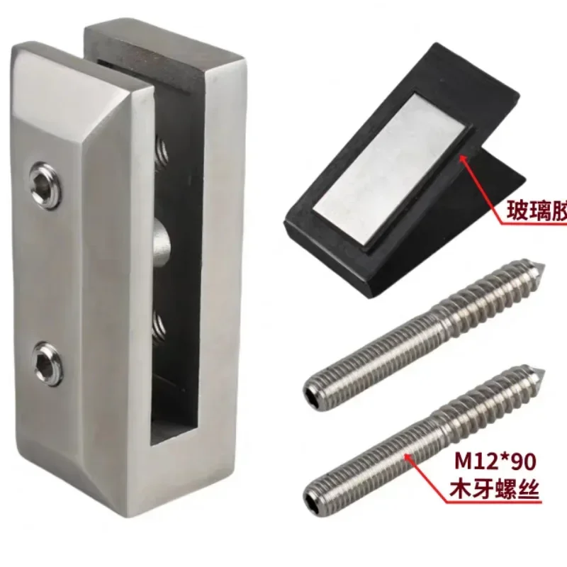 New Design Frameless Glass Balcony Balustrade Railing Side Mounted Glass Spigot 304 Stainless Steel Hardware Fittings