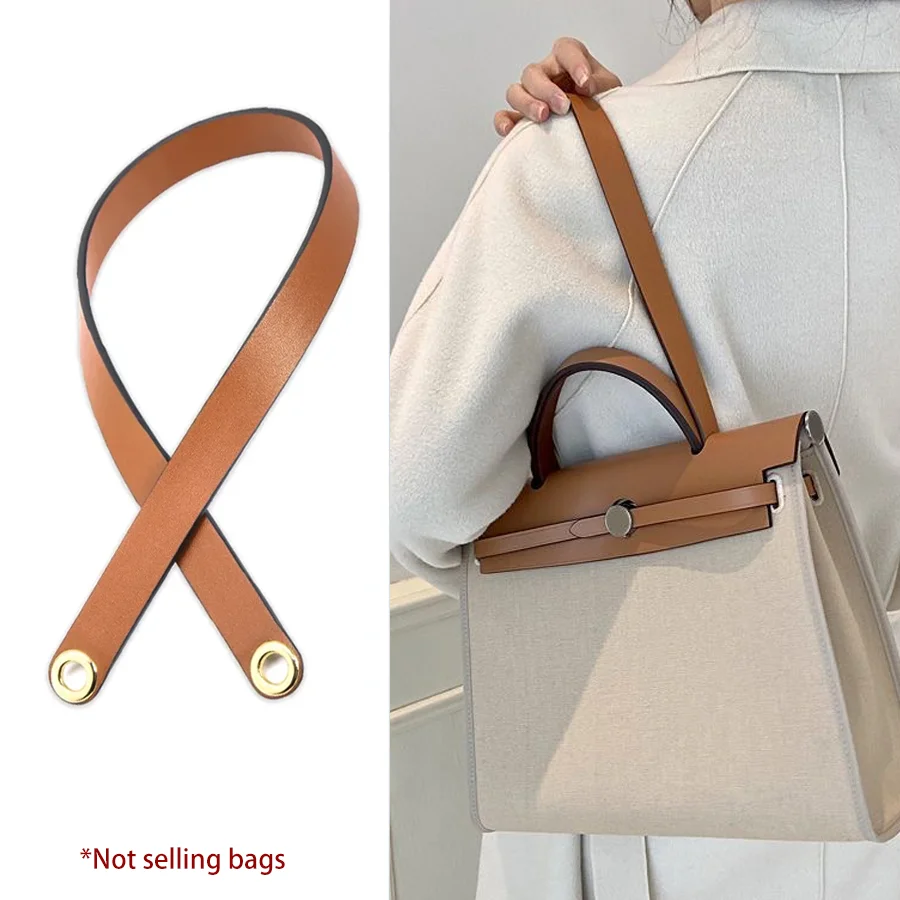 

Ремешок из коровьей кожи для сумки Hermes Herbag 31, короткий наплечный ремень 110 см, модифицированная замена, аксессуар для сумки, ремешок для ношения под мышкой, аксессуар для сумки-клатча