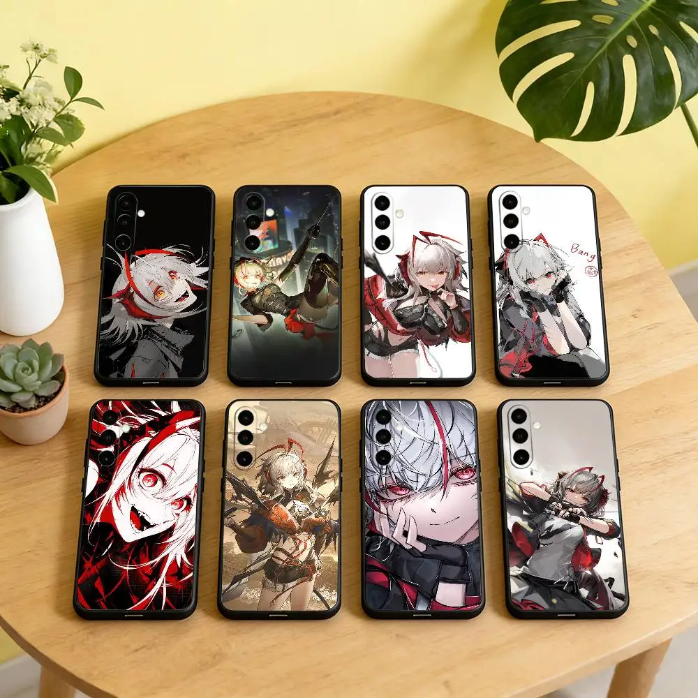 A-Arknights W Phone Case For Samsung Galaxy A73,A72,A71,A70,A53,A52,A51,Others Soft Black Cover