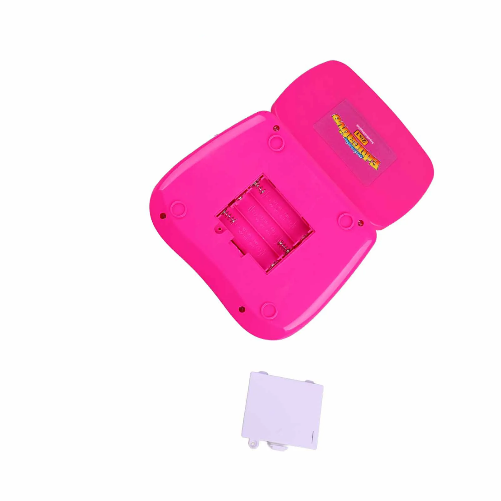 ZK40 Crianças Máquina de Aprendizagem Inglês Espanhol Função de Música Portátil Educacional Interativo para Crianças Rosa