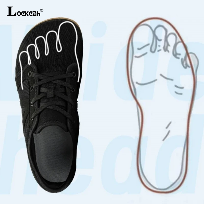 الحد الأدنى واسعة اصبع القدم أحذية المشي النسائية تنفس أحذية رياضية كاجوال الرجال عدم الانزلاق رياضة التدريب في الهواء الطلق أحذية للمشي