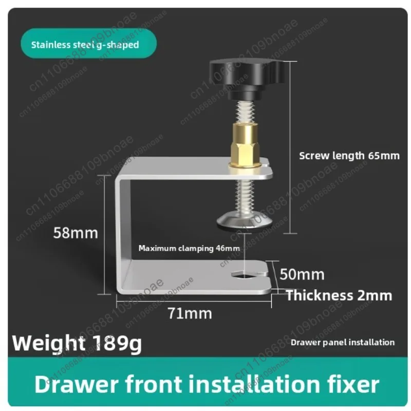 Tool Accessories Drawer Panel Installation Clamp Auxiliary Fixing Buckle Magic Clamp
