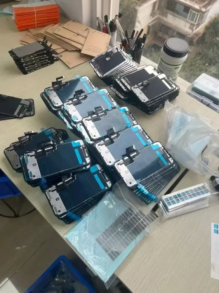 A+++ Disassembled Screen For iPhone 13 mini 14 Plus 12 15 Pro Max LCD Display Assembly Replace Outer Glass Not Polished